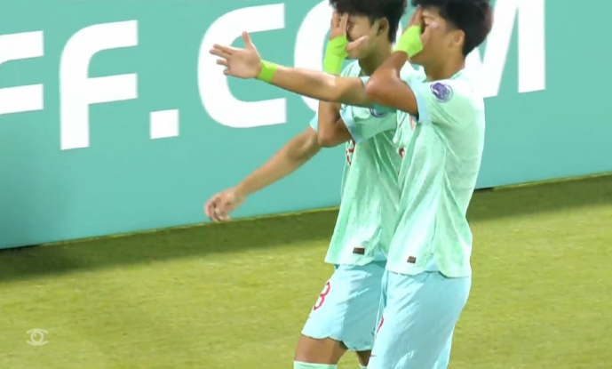 海湾杯开门红！U16国足2-0卡塔尔 袁博涵4分钟闪击 刘宇洋一条龙